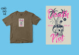 Áo thun unisex cotton 100% in hình Death is not the end, never give up