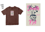 Áo thun unisex cotton 100% in hình Death is not the end, never give up