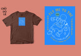 Áo thun unisex cotton 100% in hình Fly me to the moon for great journey