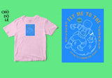 Áo thun unisex cotton 100% in hình Fly me to the moon for great journey