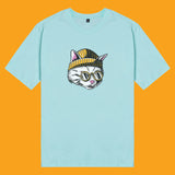 Áo thun unisex cotton in hình Cat Lover series - Leon Cat (nhiều màu)