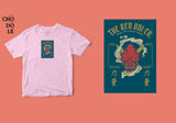 Áo thun unisex cotton 100% in hình Japanese Art - Oni Mask