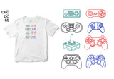Áo thun unisex cotton 100% in hình 90s kids are control freak