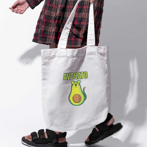 Túi tote vải in hình Cat Lovers - Avocato 2 (nhiều màu)
