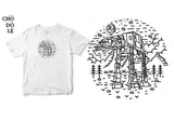 Áo thun unisex cotton 100% in hình Star wars- Dark Nature