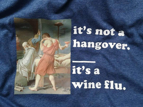 Áo thun unisex cotton 100% in hình It's not a hangover (nhiều màu)