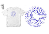 Áo thun unisex cotton 100% in hình Darkest Night