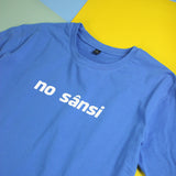 Áo thun cotton 100% in chữ - No sansi (nhiều màu)