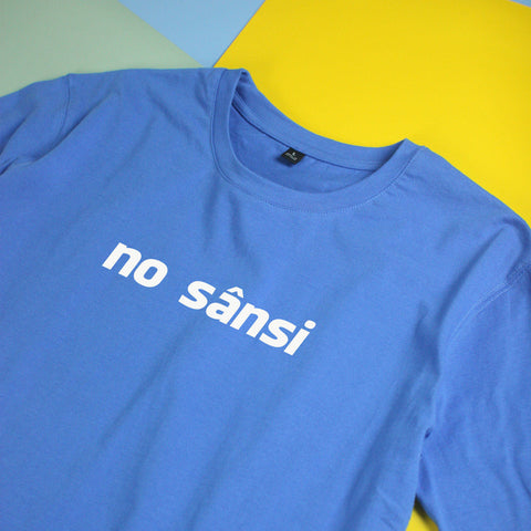Áo thun cotton 100% in chữ - No sansi (nhiều màu)