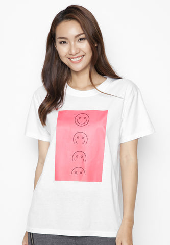 Áo Thun Trắng Be Happy  Cung Cấp Bởi SUVI