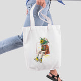 Túi tote vải in hình Summer Space (nhiều màu)