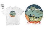 Áo thun unisex cotton 100% in hình Life is better by the Campfire
