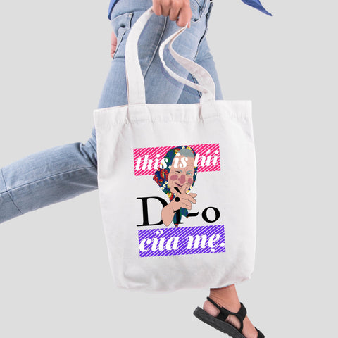 Túi vải túi tote in hình Túi Dì O của mẹ  (nhiều màu)
