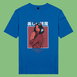 Áo thun unisex cotton in hình Bad Girl (nhiều màu)