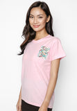Áo Thun Hồng Floral Pocket 1 Cung Cấp bởi Suvi