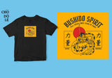 Áo thun unisex cotton 100% in hình Japanese Art - Bushido Spirit