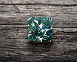 Đế lót ly vuông in hình floral