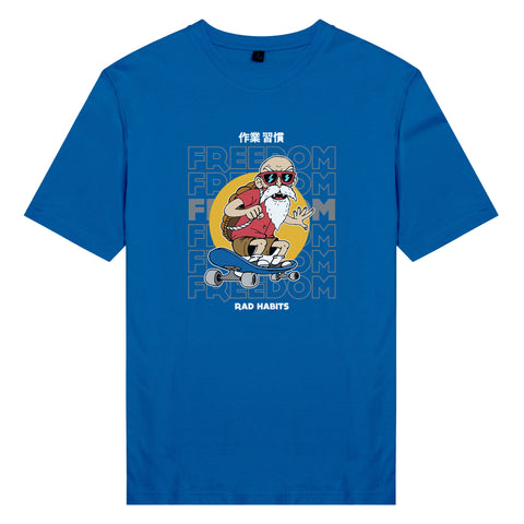 Áo thun unisex cotton in hình Thần Rùa Kame (nhiều màu)