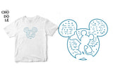 Áo thun unisex cotton 100% in hình Micky 2020