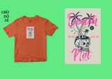 Áo thun unisex cotton 100% in hình Death is not the end, never give up