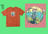 Áo thun unisex cotton 100% in hình Cheers to life !