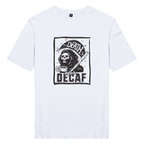 Áo thun unisex cotton in hình Death Before Decaf (nhiều màu)