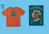 Áo thun unisex cotton 100% in hình Japanese Art - Oni Mask