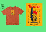 Áo thun unisex cotton 100% in hình Life is better when you surf, and there is dog