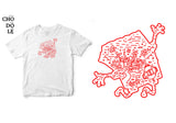 Áo thun unisex cotton 100% in hình Sponge-bob the under water world