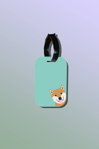 Travel Tag - Peek A boo Shiba