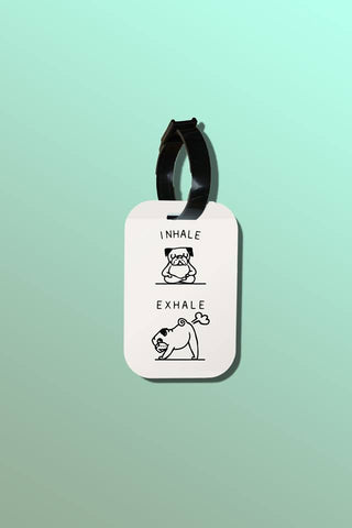 Travel tag - Yoga Dog