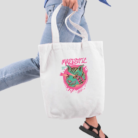 Túi tote vải in hình Coffee Lover Series - Death Before Decaf (nhiều màu)