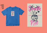 Áo thun unisex cotton 100% in hình Death is not the end, never give up