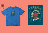 Áo thun unisex cotton 100% in hình Japanese Art - Oni Mask