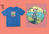 Áo thun unisex cotton 100% in hình Cheers to life !