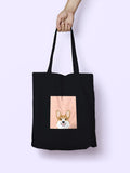 Túi tote in hình Pet Lover - Corgi