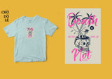 Áo thun unisex cotton 100% in hình Death is not the end, never give up