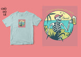 Áo thun unisex cotton 100% in hình Cheers to life !