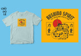 Áo thun unisex cotton 100% in hình Japanese Art - Bushido Spirit