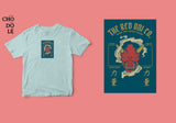 Áo thun unisex cotton 100% in hình Japanese Art - Oni Mask