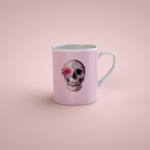 Coffee Cup - Flower Skul