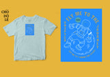 Áo thun unisex cotton 100% in hình Fly me to the moon for great journey