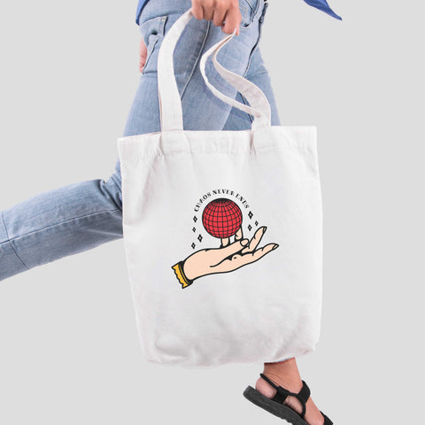 Túi tote vải in hình Ink Art - Chaos never ends (nhiều màu)