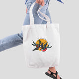 Túi tote vải in hình Ink Art - Hold on to hope (nhiều màu)