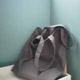 Túi tote vải in hình Half Skeleton - Lucky Cat (nhiều màu)