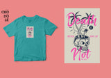Áo thun unisex cotton 100% in hình Death is not the end, never give up