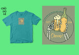 Áo thun unisex cotton 100% in hình Let's have some fun from now till Forever