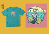 Áo thun unisex cotton 100% in hình Cheers to life !