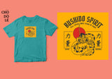 Áo thun unisex cotton 100% in hình Japanese Art - Bushido Spirit