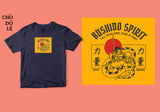 Áo thun unisex cotton 100% in hình Japanese Art - Bushido Spirit